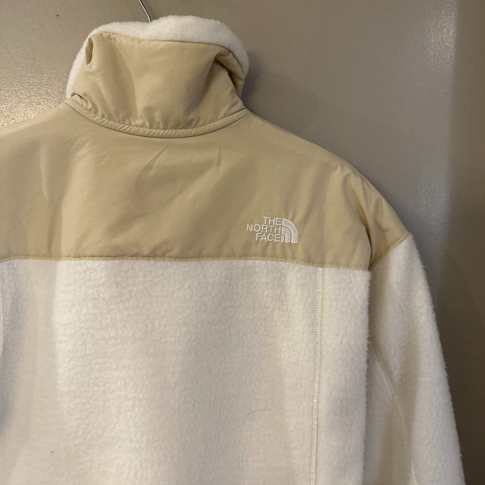 The North Face Sherpa Denali Fleece Zip-Up Funnel Neck Jacket (Gardenia White) - Picture 13 of 16